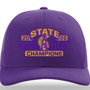 Purple Mesh Snapback Cap