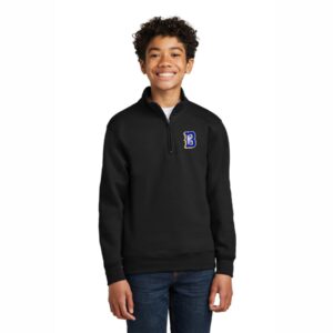 1/4 Zip Pullover Black