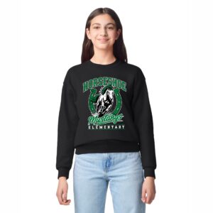 Black Graphic Sweatshirt