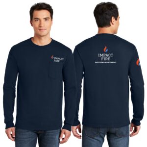 Silkscreen Long Sleeve Pocket Tee