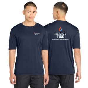 Navy Moisture-Wicking Tee