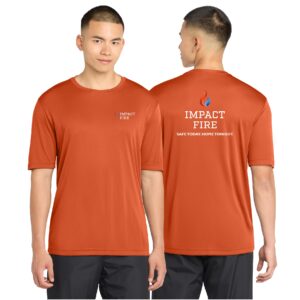 Orange Moisture-Wicking Tee