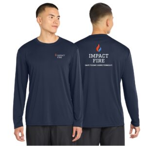Navy Moisture-Wicking Longsleeve