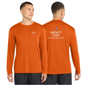 Orange Moisture-Wicking Longsleeve
