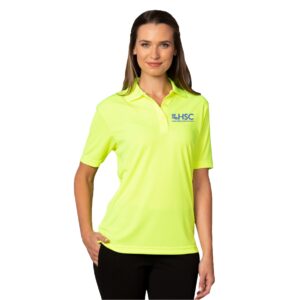 Ladies Hi-Visibility Wicking Pique Polo