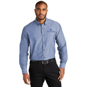 Long Sleeve Chambray Easy Care Shirt