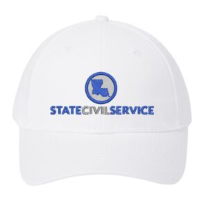 White Embroidered Cap