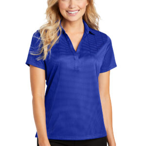 Ladies Performance Jacquard Polo
