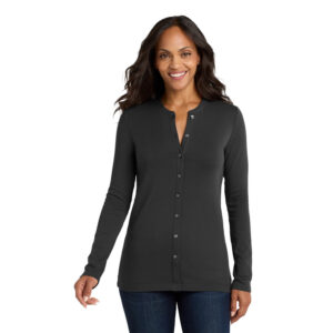 Women's Stretch Button-front Cardigan