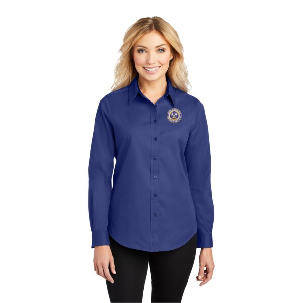 Ladies Long Sleeve Easy Care Twill<br>Public Safety - Image 2