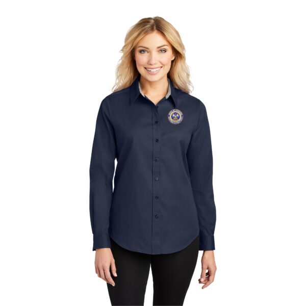 Ladies Long Sleeve Easy Care Twill<br>Public Safety - Image 3