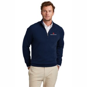 Cotton Stretch 1/4-Zip Sweater