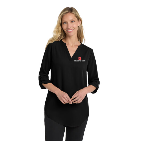 Ladies 3/4 Sleeve Tunic Blouse - Image 2