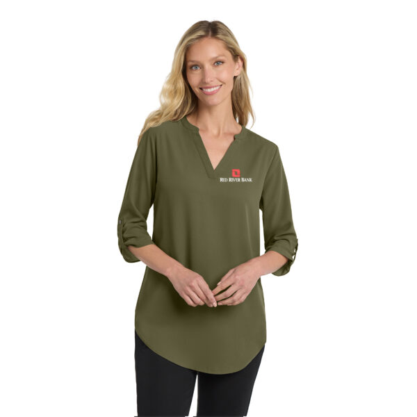 Ladies 3/4 Sleeve Tunic Blouse - Image 3