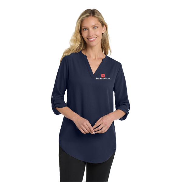 Ladies 3/4 Sleeve Tunic Blouse