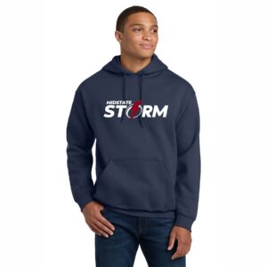 Navy Graphic Hoodie