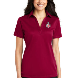Tioga HS/ Ladies Jacquard Polo with Crest